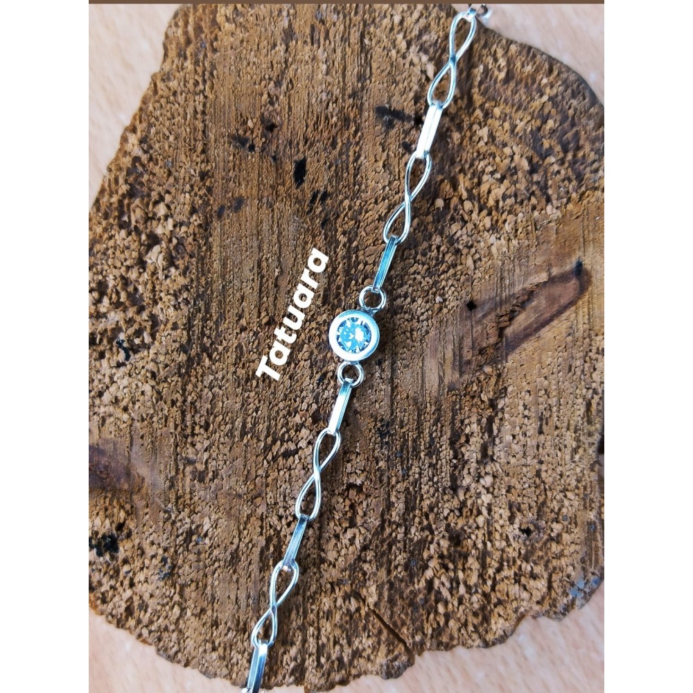 Pulsera c/piedra infinito