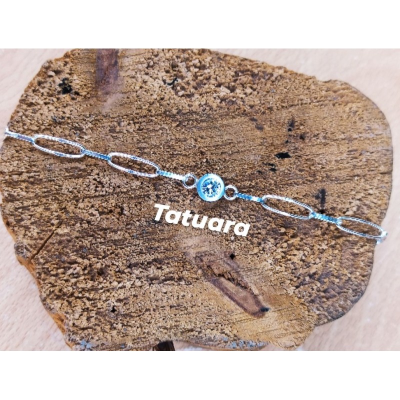 Pulsera c/piedra argolla