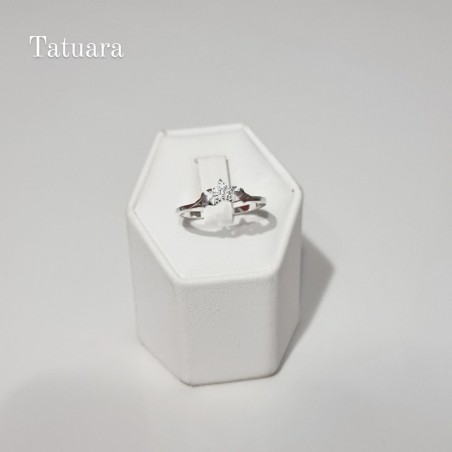 Anillo estrella circon